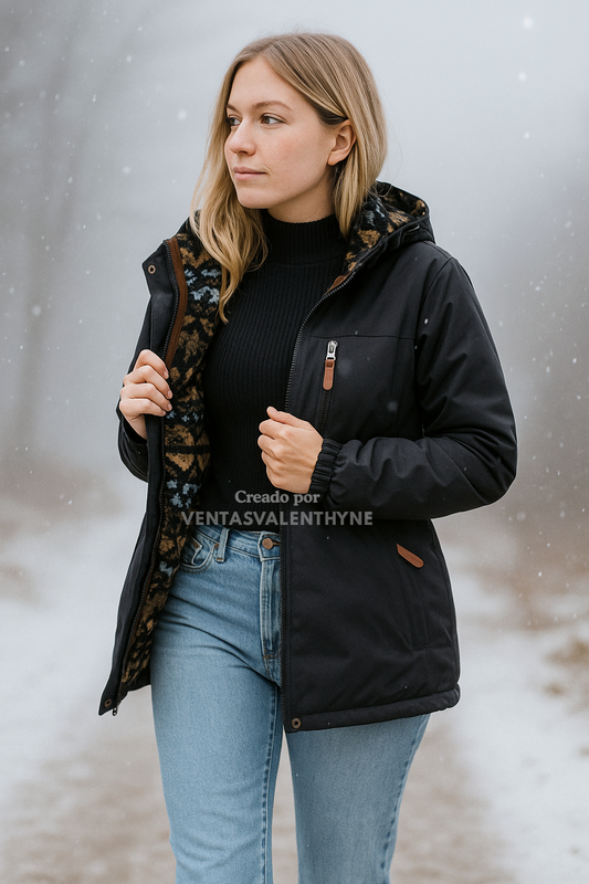PARKA IMPERMEABLE REVERSIBLE 2 EN 1🌧️