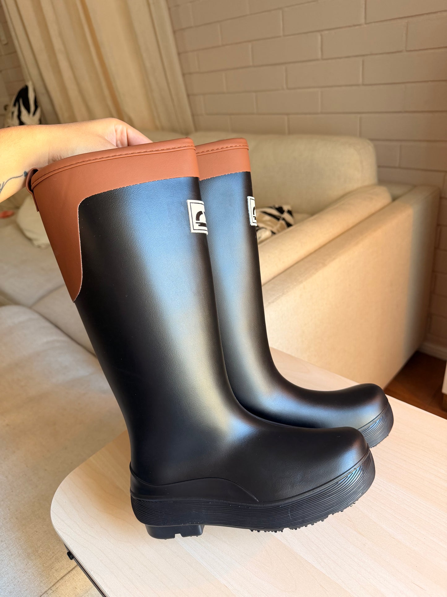 BOTAS DE AGUA 💦 100% Sumergibles en agua hasta 36 cm (Negro)