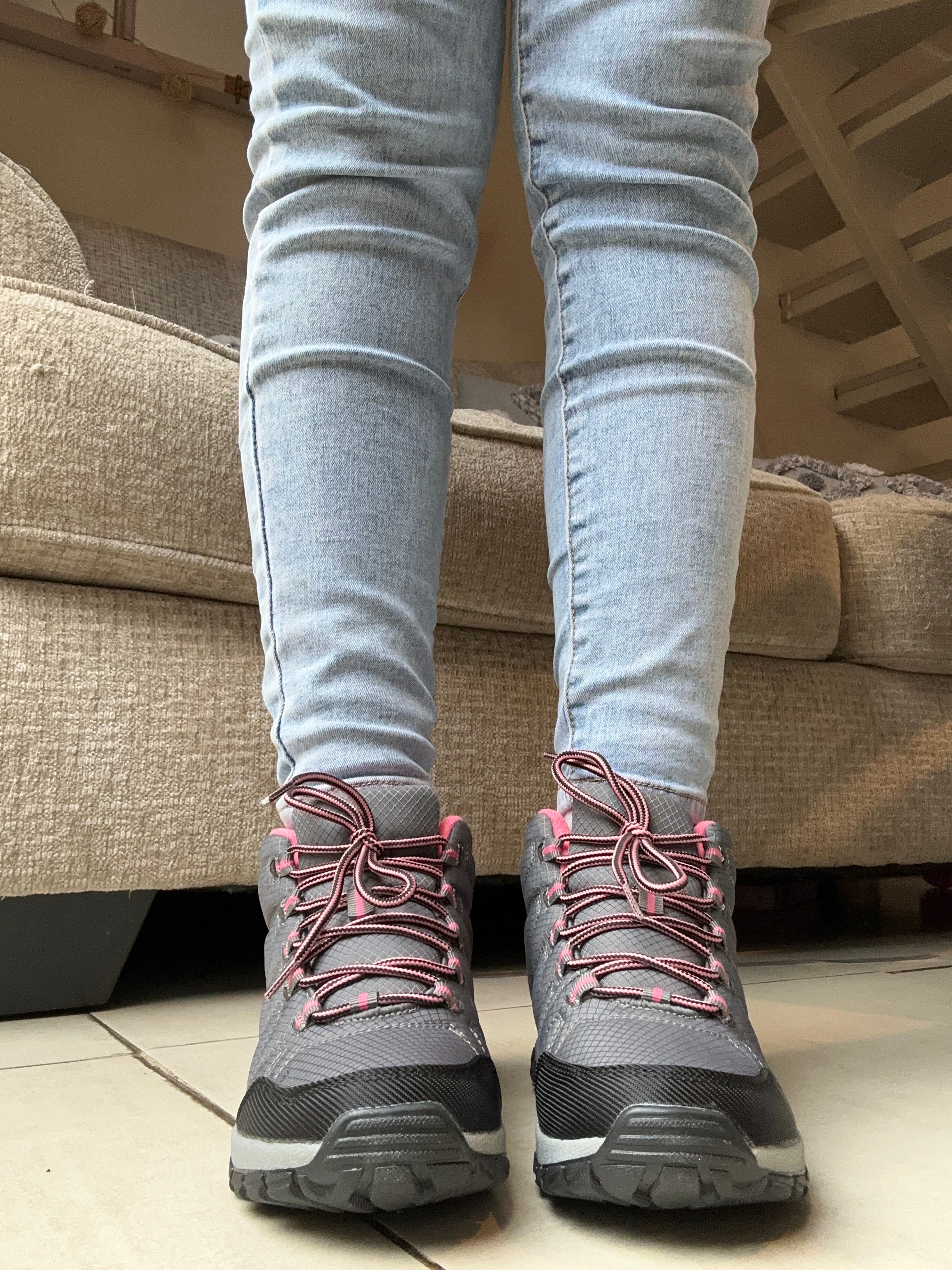 BOTINES IMPERMEABLES CON POLAR PINK🌧️💕