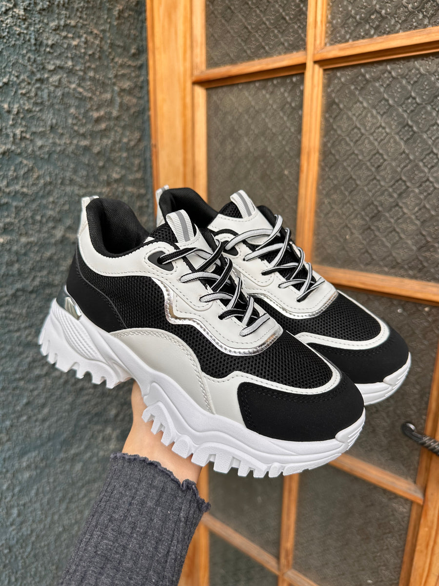 ZAPATILLAS VINTAGE BLACK✨CON MALLA ANTI SUDOR💦