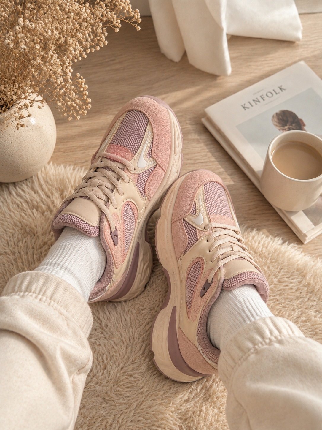 ZAPATILLAS MILA ROSA PASTEL👟🩷