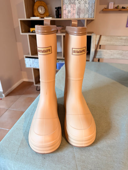 BOTAS DE AGUA 💦 BEIGE 🤍 100% Sumergibles con chiporro desmontable