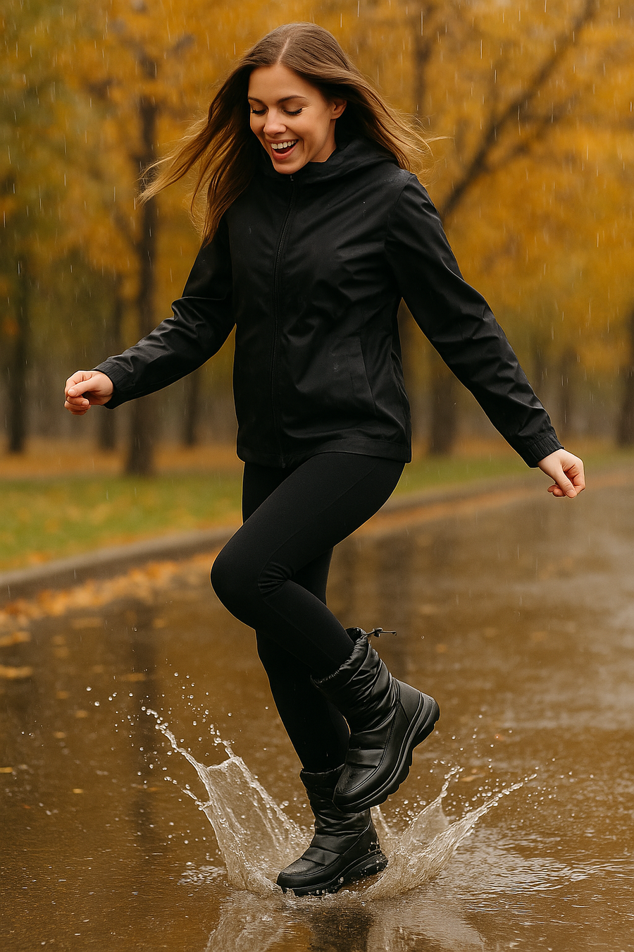 BOTINES PARA LLUVIA CON CHIPORRO