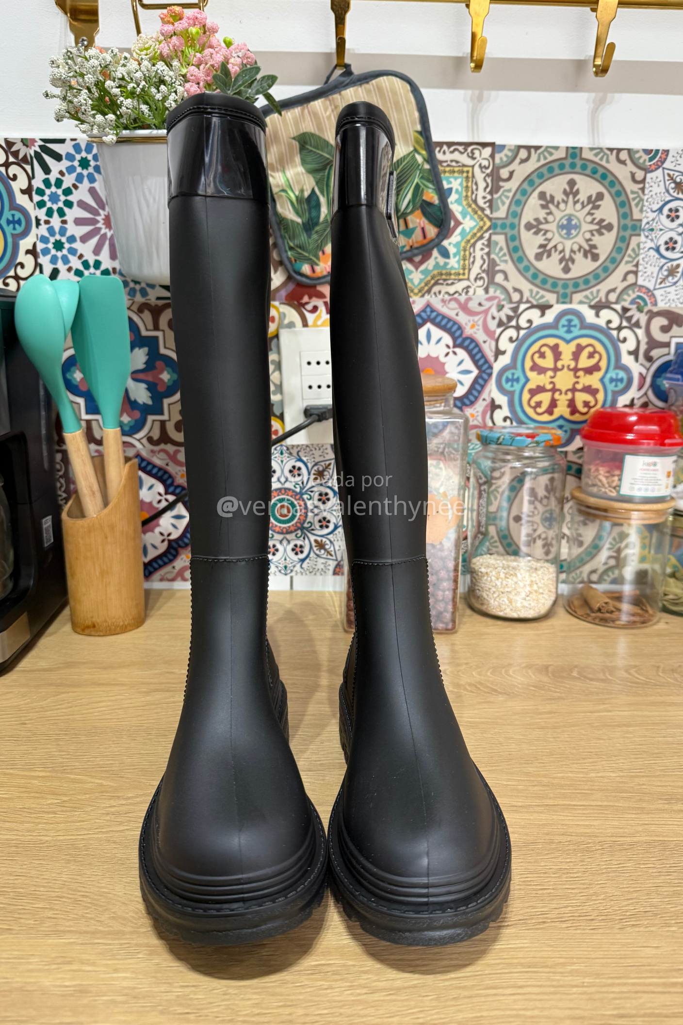 BOTAS DE AGUA FLEXIBLES Y ANTIDESLIZANTE👢(Black)