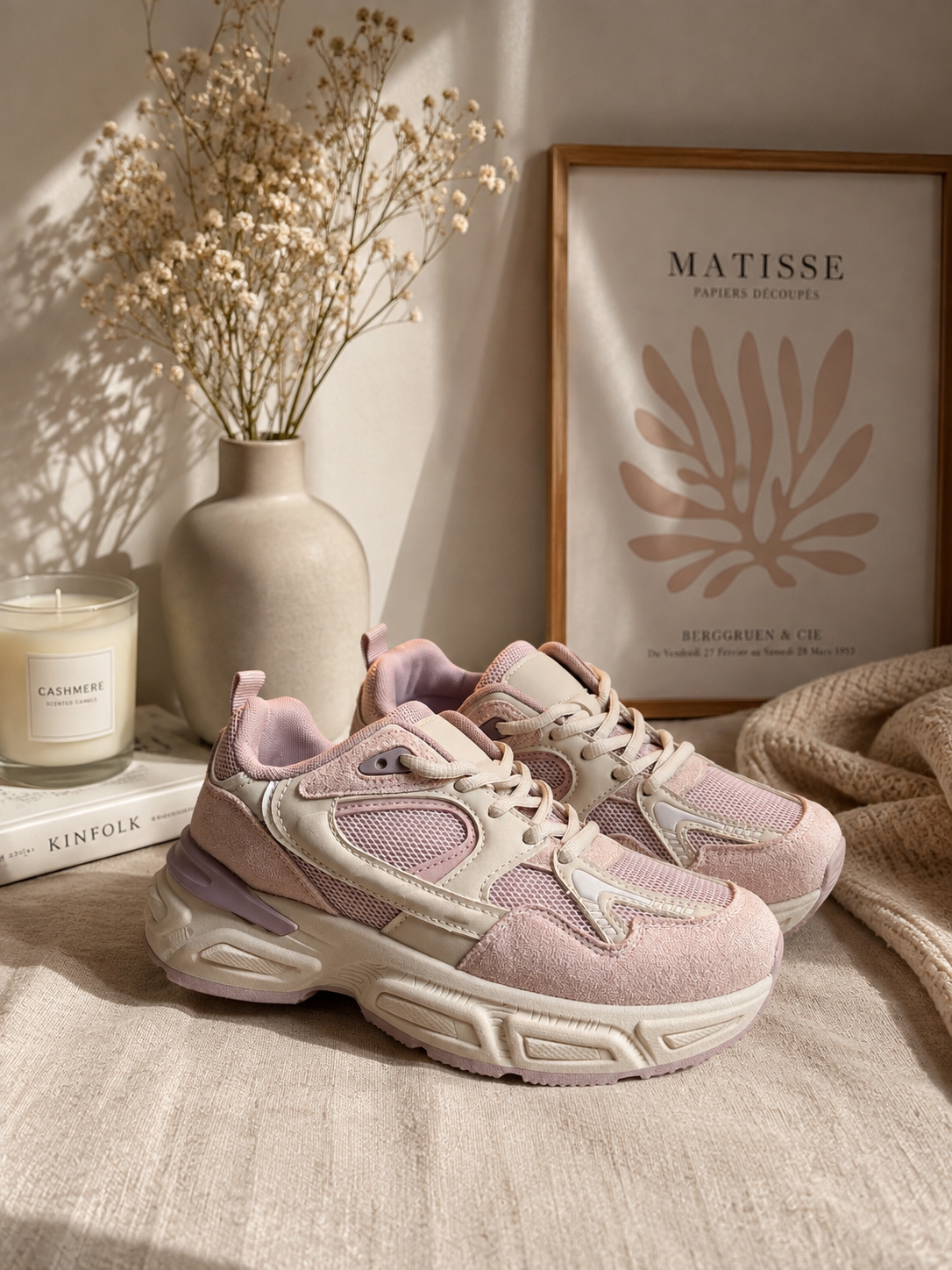 ZAPATILLAS MILA ROSA PASTEL👟🩷