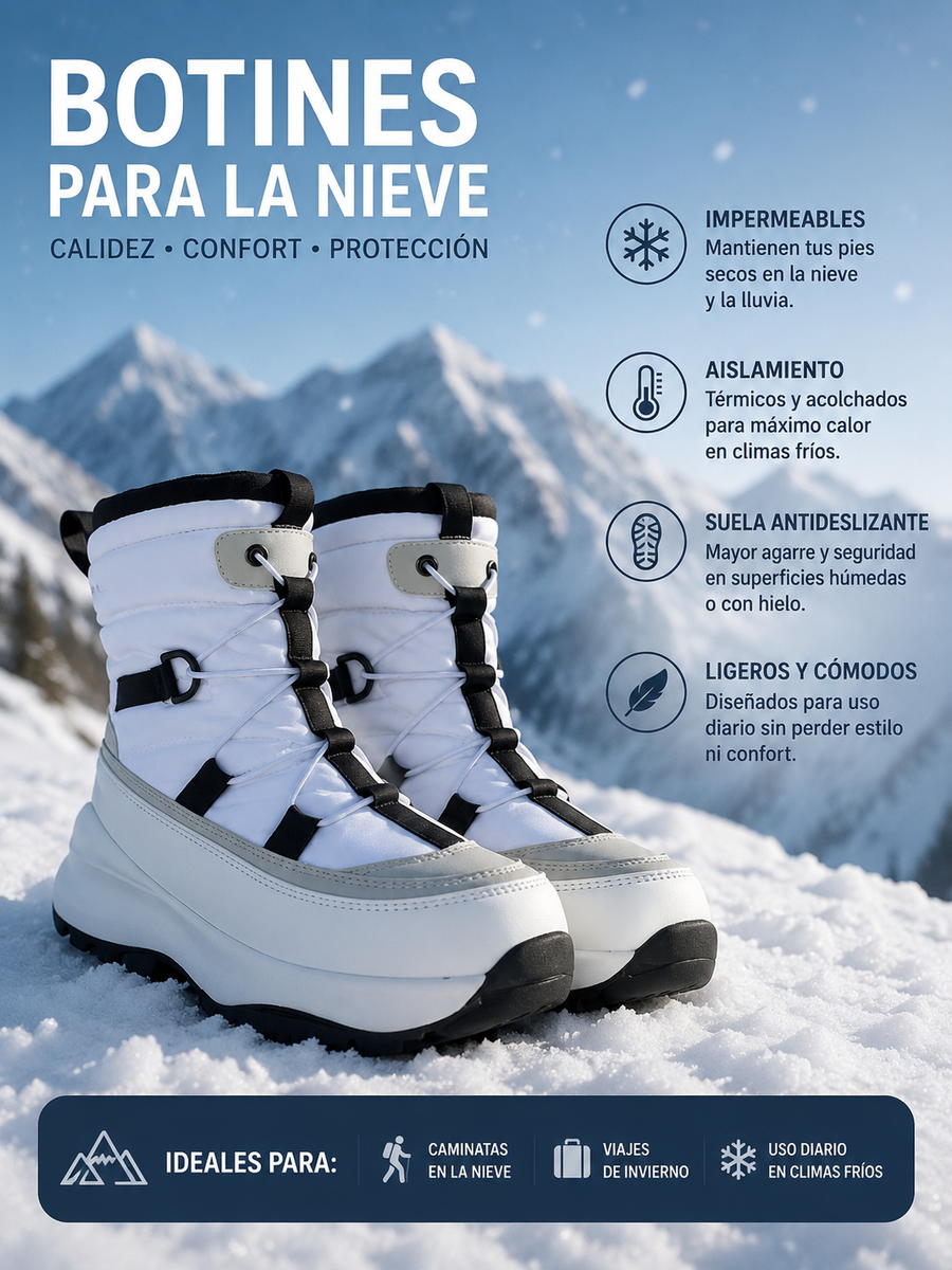 IMPERMEABLES ALASKA Con chiporro Para climas extremos⛈️ (Blanco)
