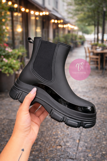 BOTAS DE AGUA CHIC✨ (Negro)