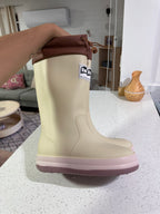 BOTAS DE AGUA 💦 AJUSTABLES Y SUELA ANTIDESLIZANTE (Acolchada) Beige