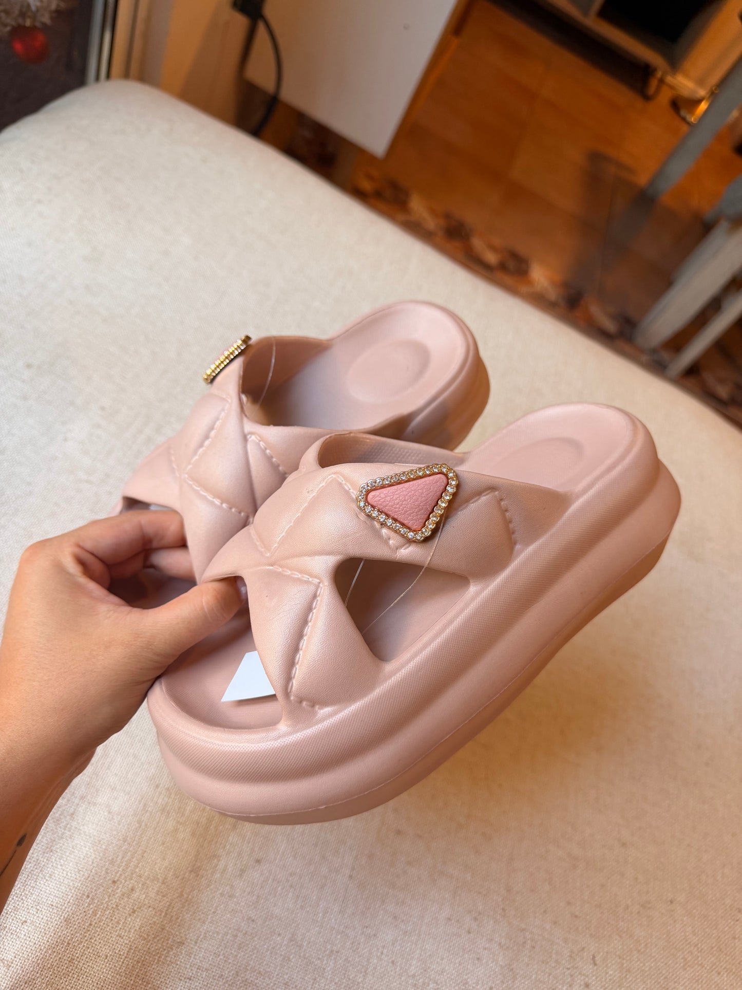 SANDALIAS PLAYA PLATAFORMA🏖️(Rosado)