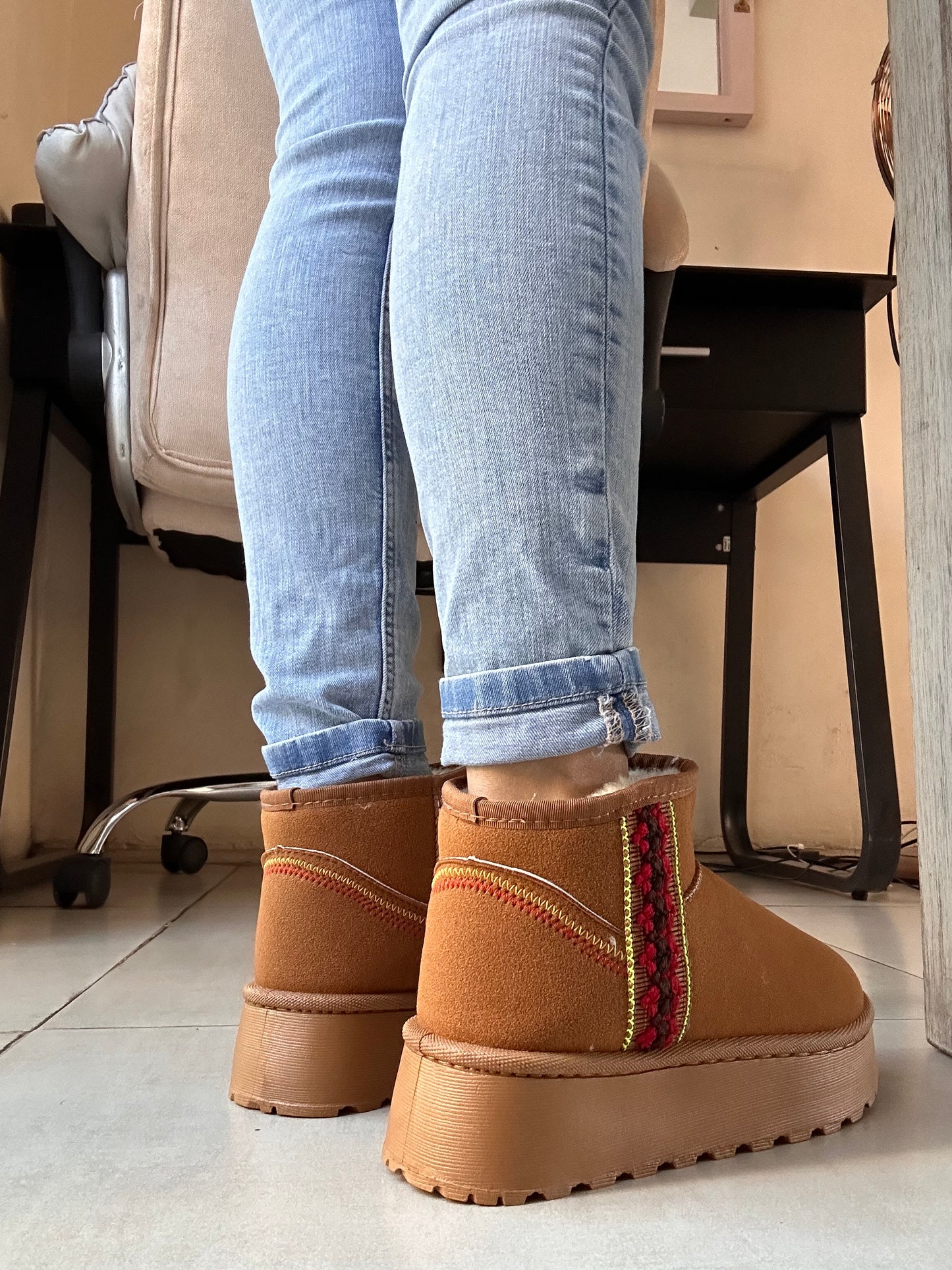 MINI BOOTS CAMEL🤎