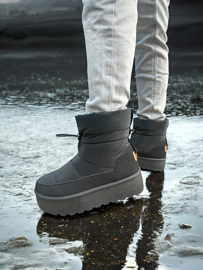 IMPERMEABLES NIEVE CON CHIPORRO (Black)🌧️⛄️