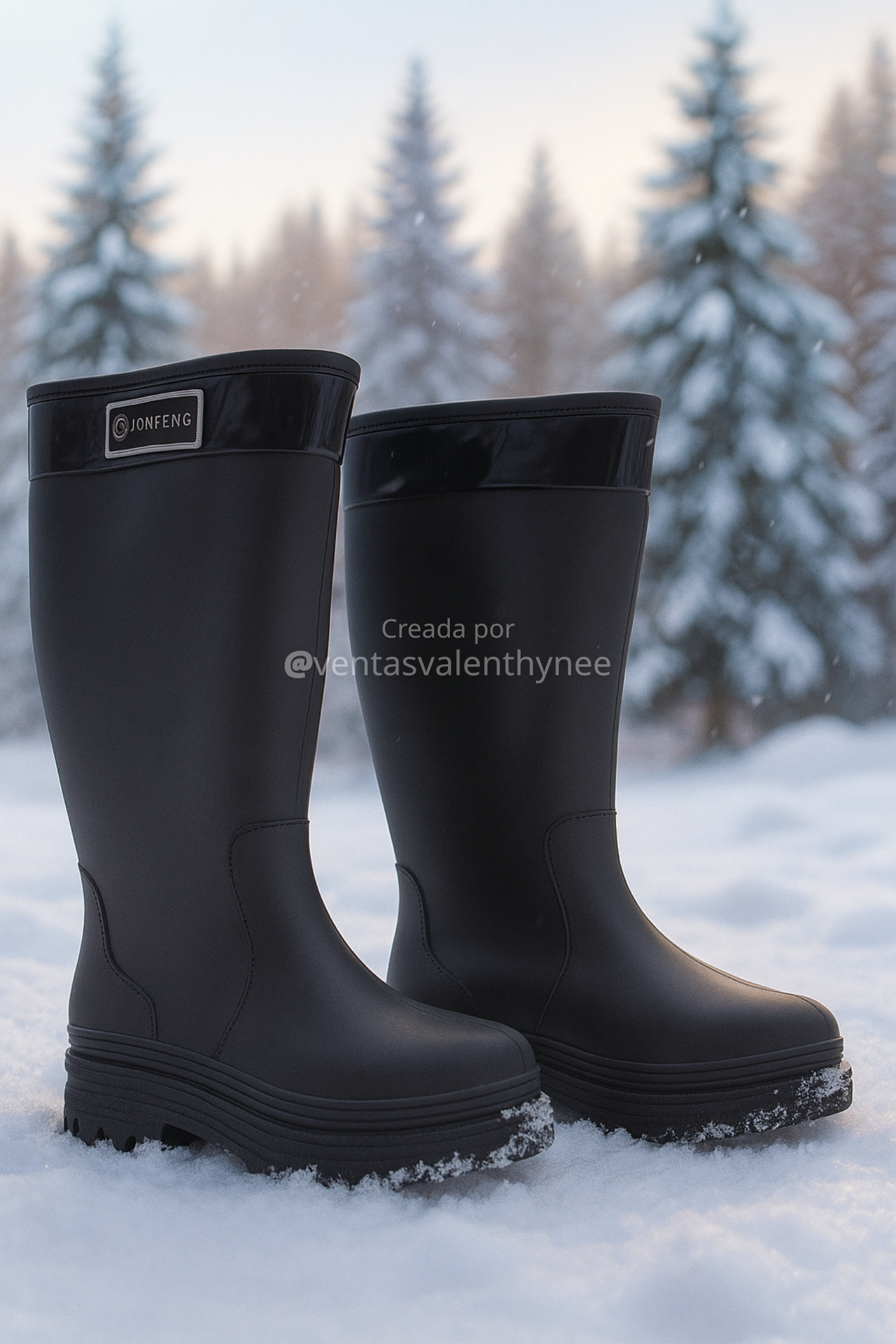 BOTAS DE AGUA FLEXIBLES Y ANTIDESLIZANTE👢(Black)
