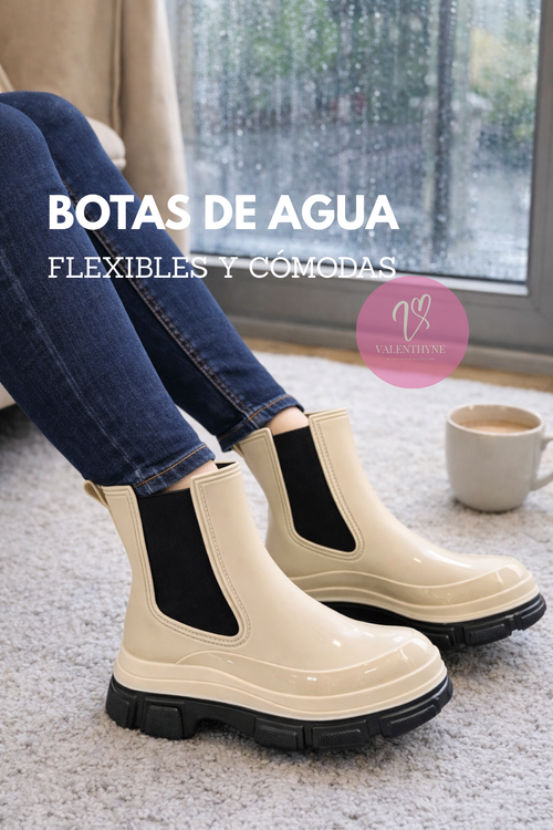 BOTAS DE AGUA CHIC✨ (Beige)