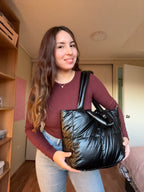 BOLSO IMPERMEABLE 🌧️ TAMAÑO MEDIANO 👜 BLACK