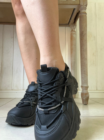 ZAPATILLAS BRILLITOS BLACK