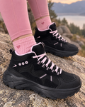Botines Montaña Trekking acolchados y anti sudor (Black)⛰️🖤