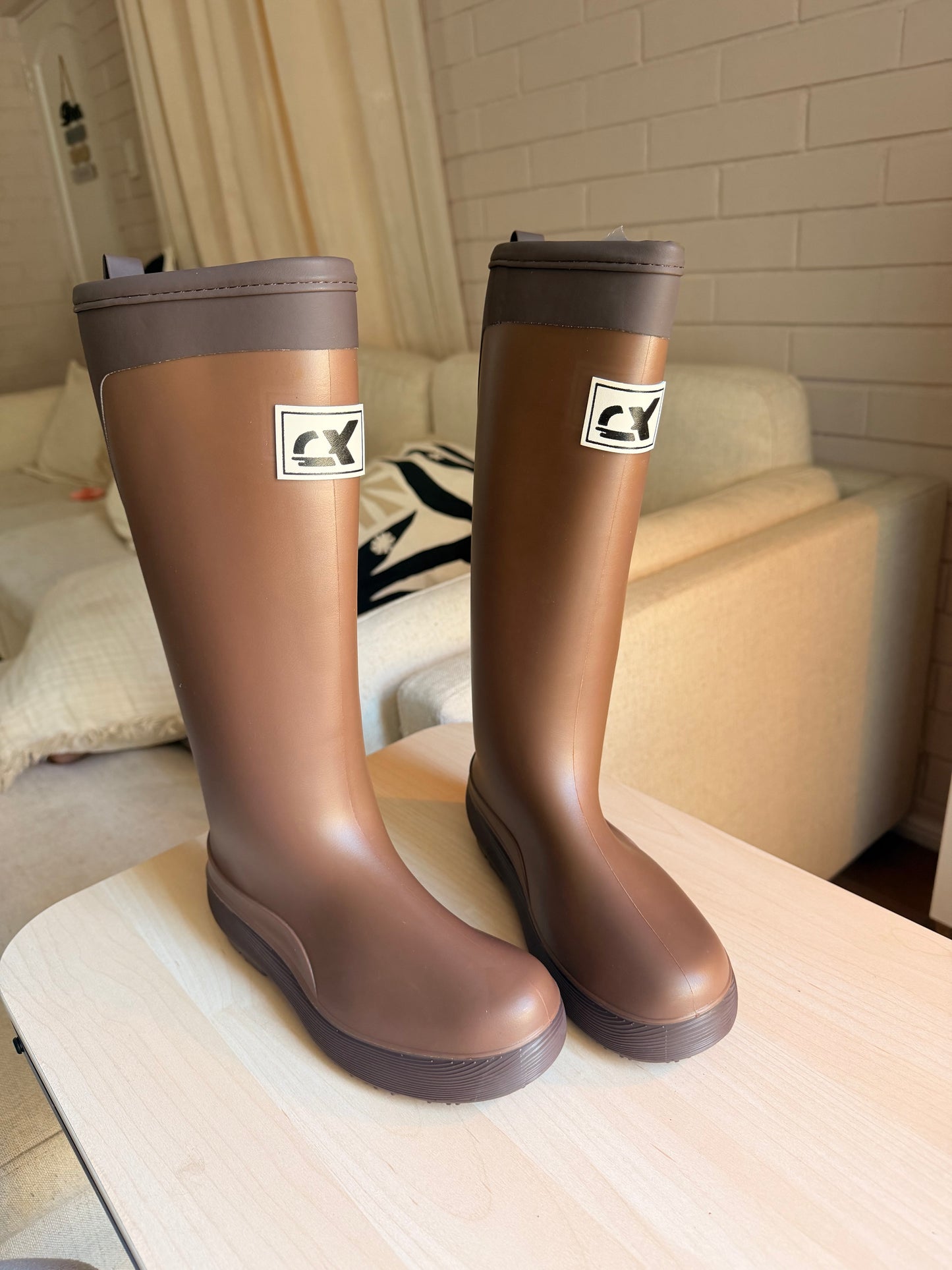 BOTAS DE AGUA 💦 100% Sumergibles en agua hasta 36 cm (Café)