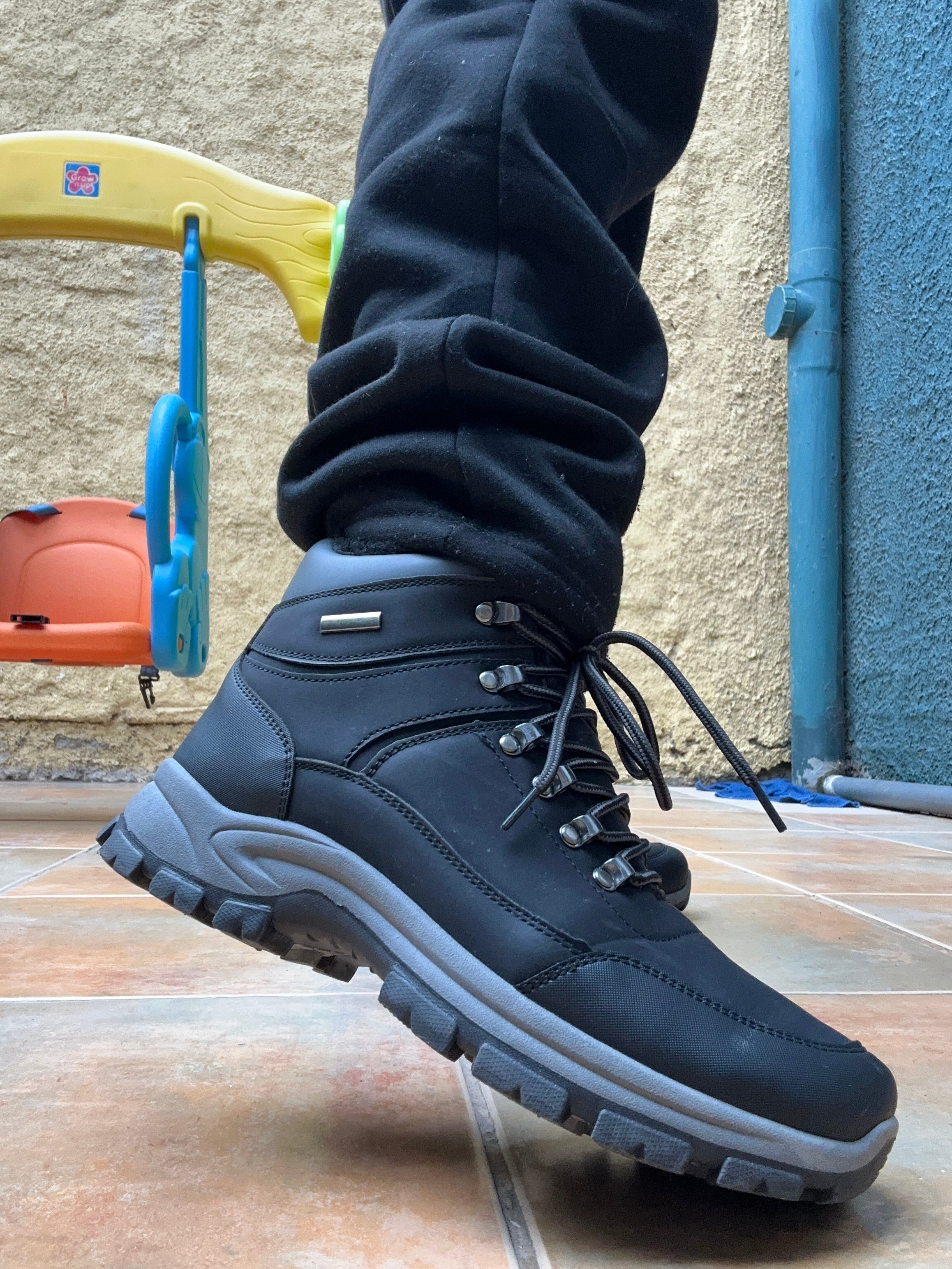 BOTINES CON CHIPORRO HOMBRE🧔🏻‍♂️BLACK