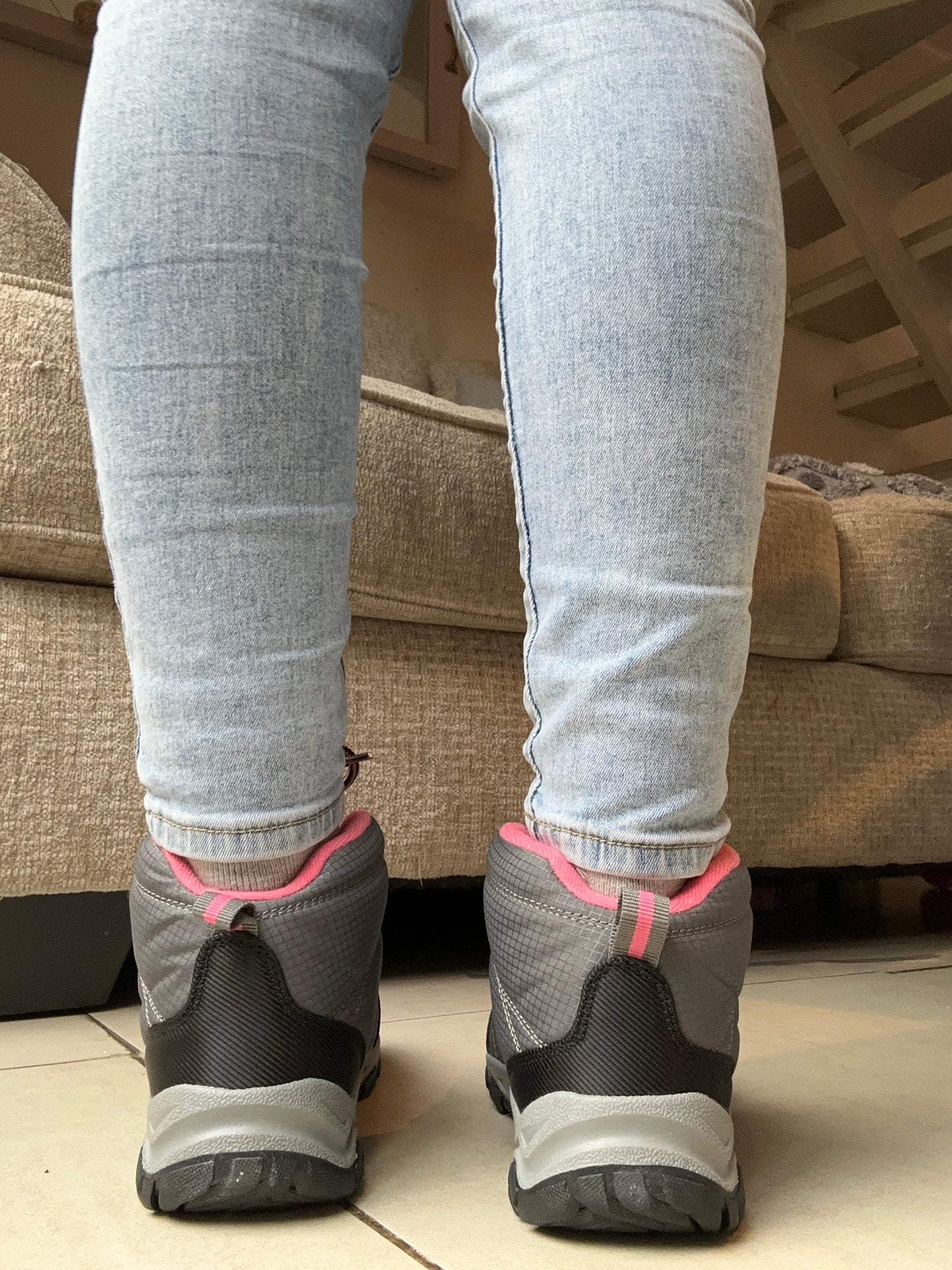 BOTINES IMPERMEABLES CON POLAR PINK🌧️💕