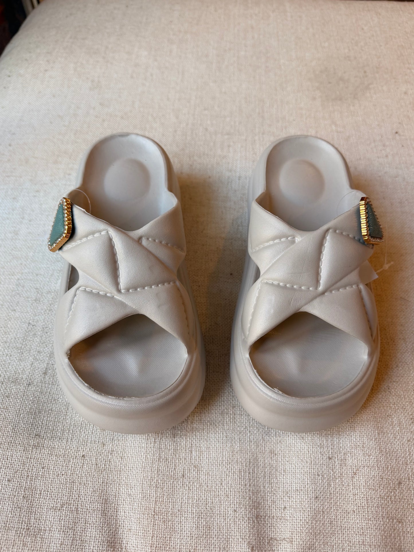 SANDALIAS PLAYA CON PLATAFORMA (Gris)