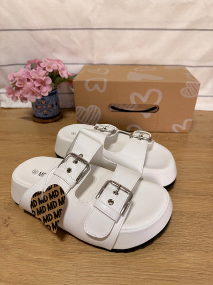 SANDALIAS AMANDA WHITE