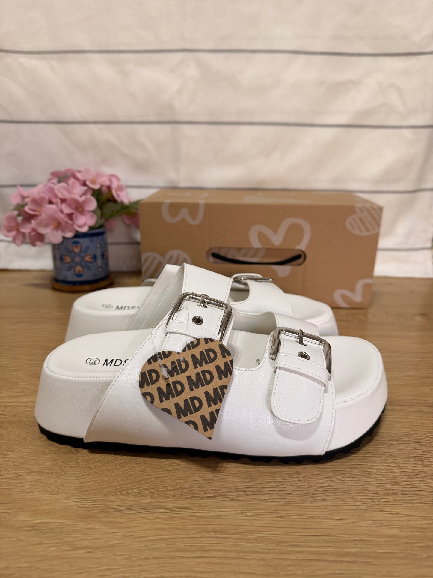 SANDALIAS AMANDA WHITE