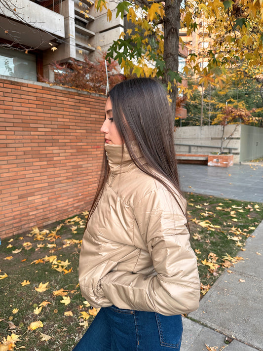 PARKA IMPERMEABLE Y TÉRMICA BEIGE🤎