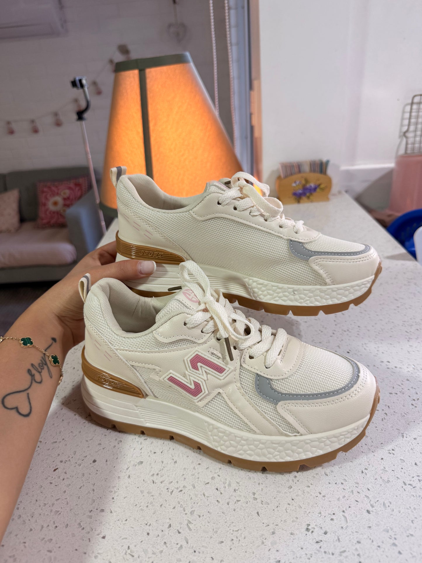 ZAPATILLAS VINTAGE CREAM (Ultra flexibles)