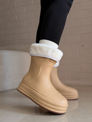 Botas de agua con chiporro desmontable🌡️🌧️