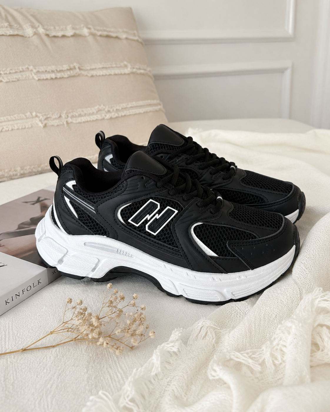 Zapatillas estilo New Balance (Black)