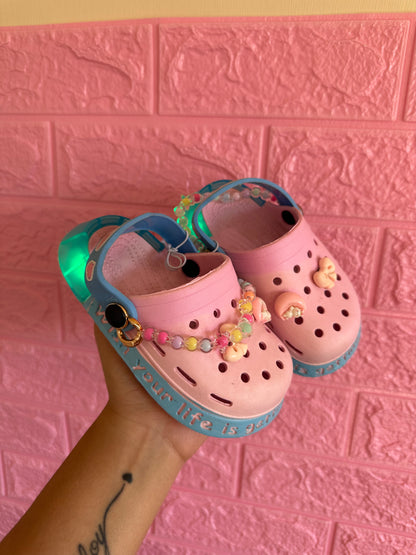 SANDALIAS NIÑA ROSA CLARO
