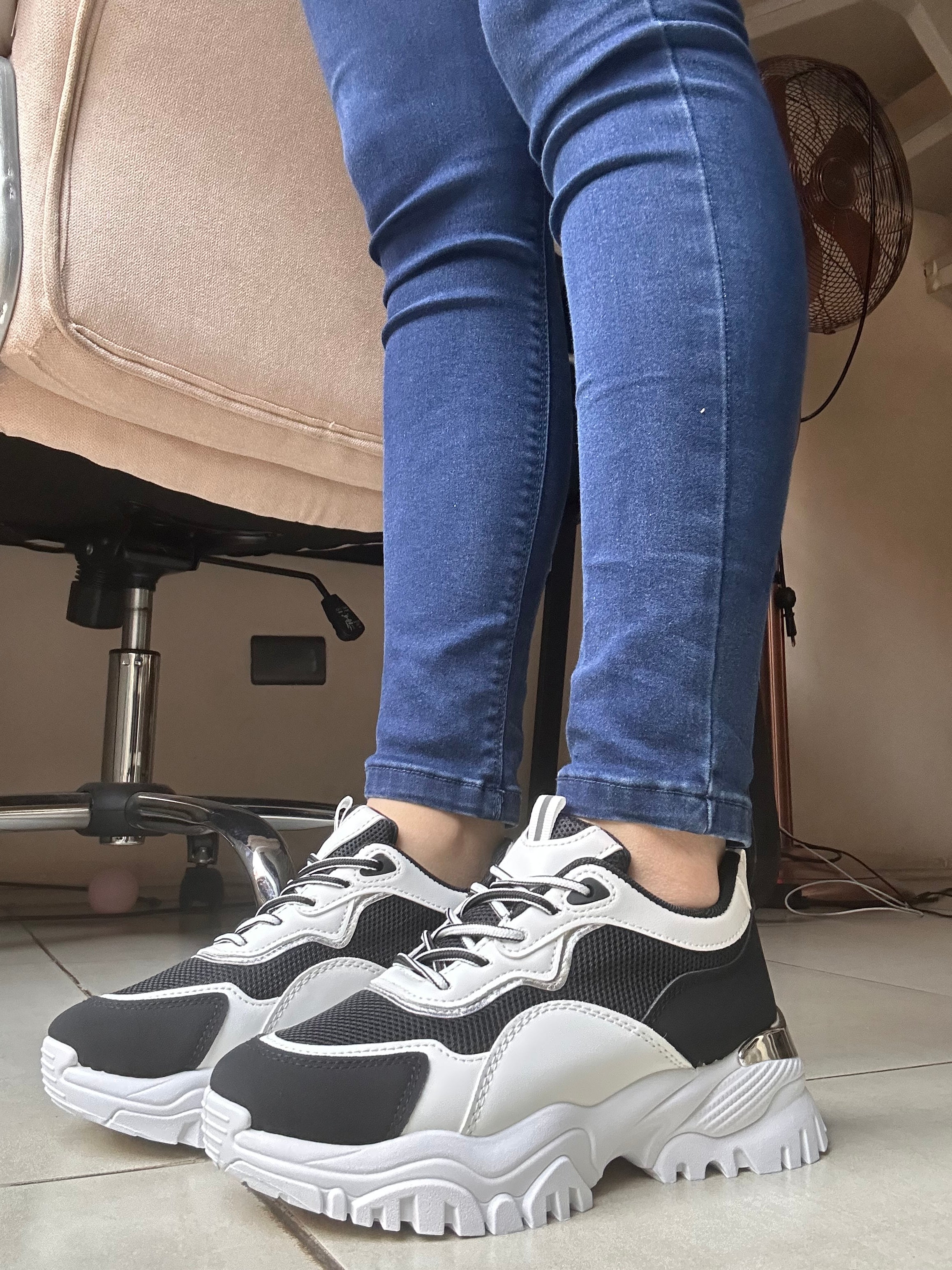 ZAPATILLAS VINTAGE BLACK✨CON MALLA ANTI SUDOR💦
