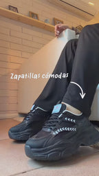 Zapatillas corazón (Black)