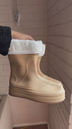Botas de agua con chiporro desmontable🌡️🌧️