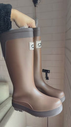 BOTAS DE AGUA ANNIE (Camel)👢🌧️