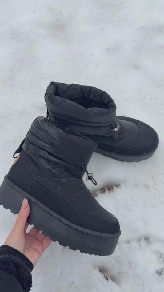 IMPERMEABLES NIEVE CON CHIPORRO (Black)🌧️⛄️