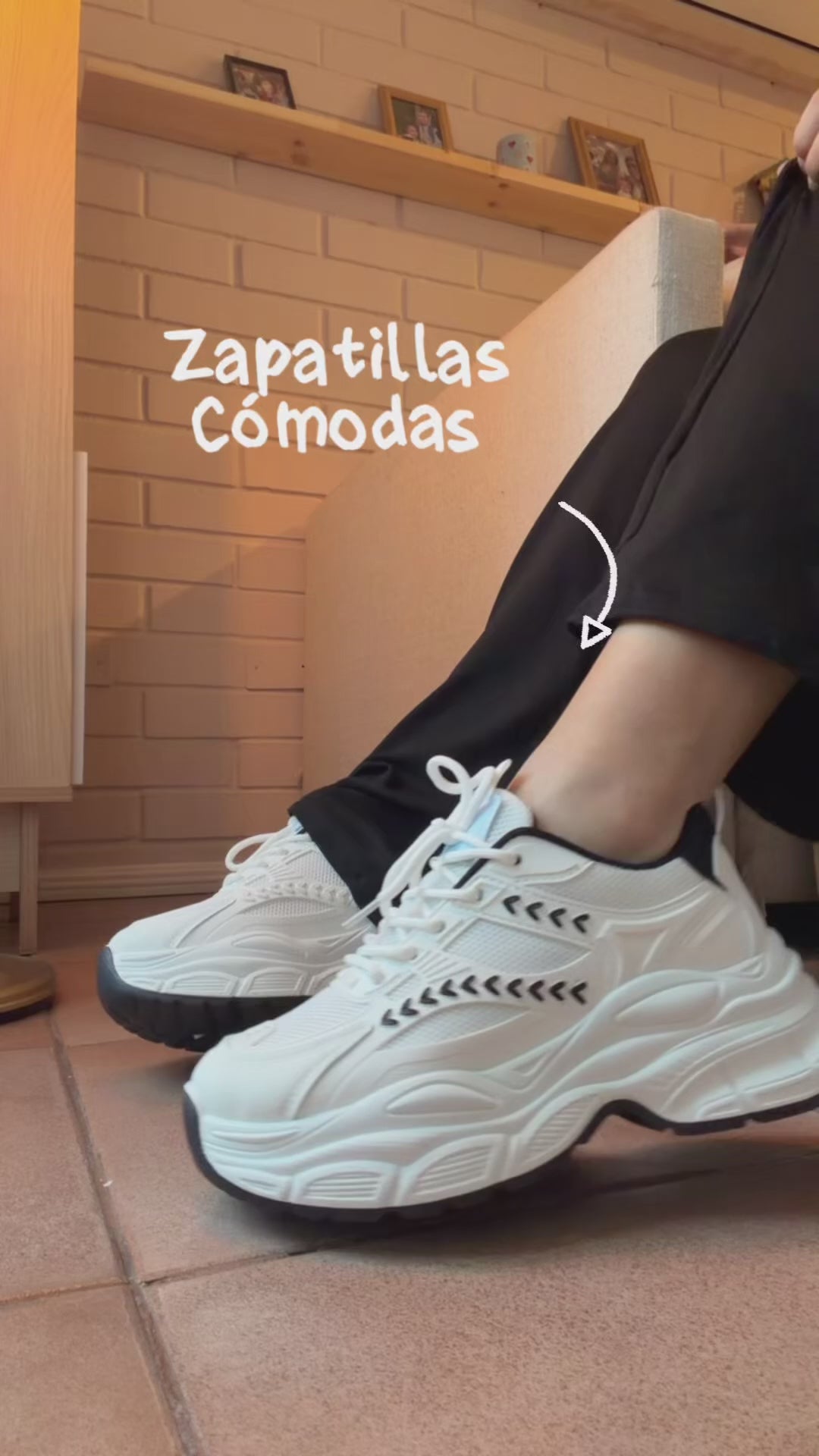 Zapatillas corazón 🤍(Blanco)