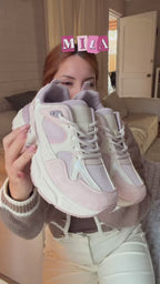 ZAPATILLAS MILA ROSA PASTEL👟🩷