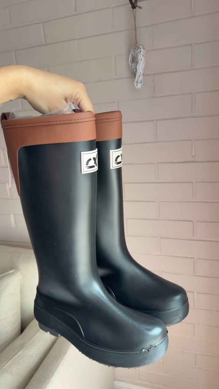 BOTAS DE AGUA ANNIE (Negro)👢🌧️