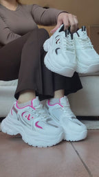 Zapatillas Plataforma Clara👟 (Pink)🎀