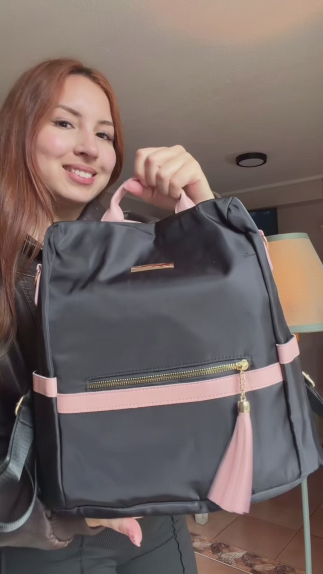 Mochila Impermeable 💦 Anti Robo🤎🔐