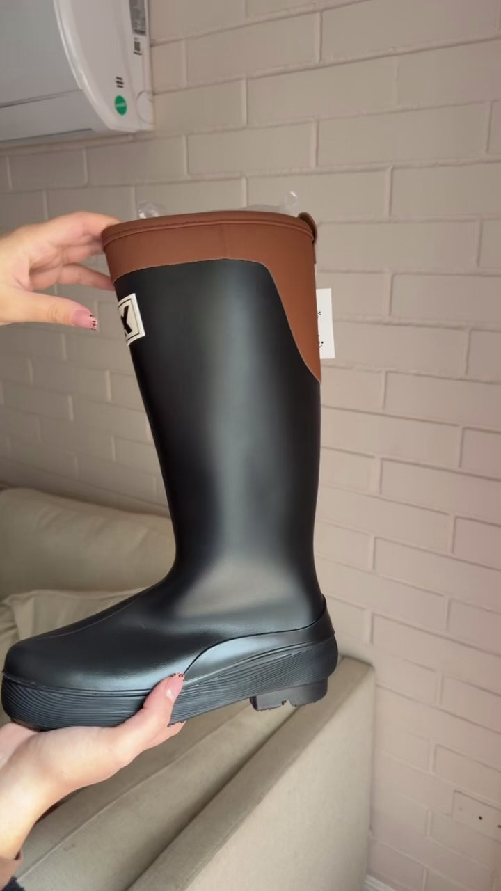 BOTAS DE AGUA ANNIE (Negro)👢🌧️